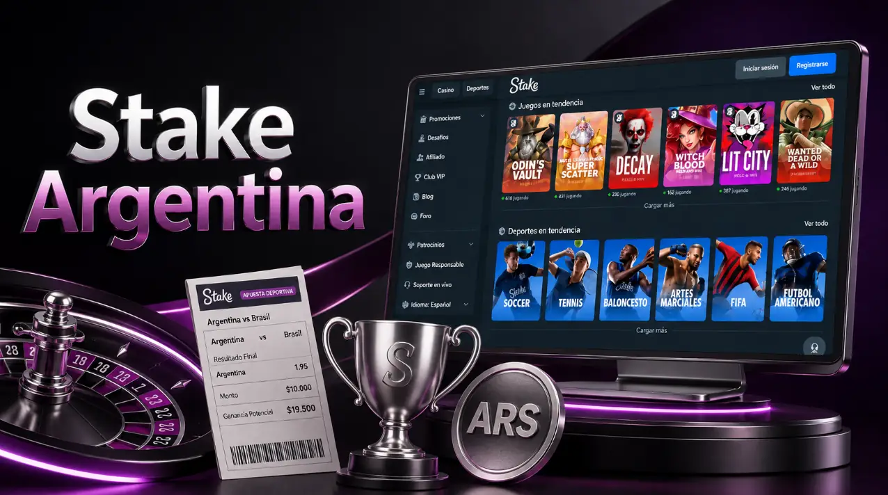 Plataforma Stake en Argentina para Casino, Juegos y Sportsbook Online