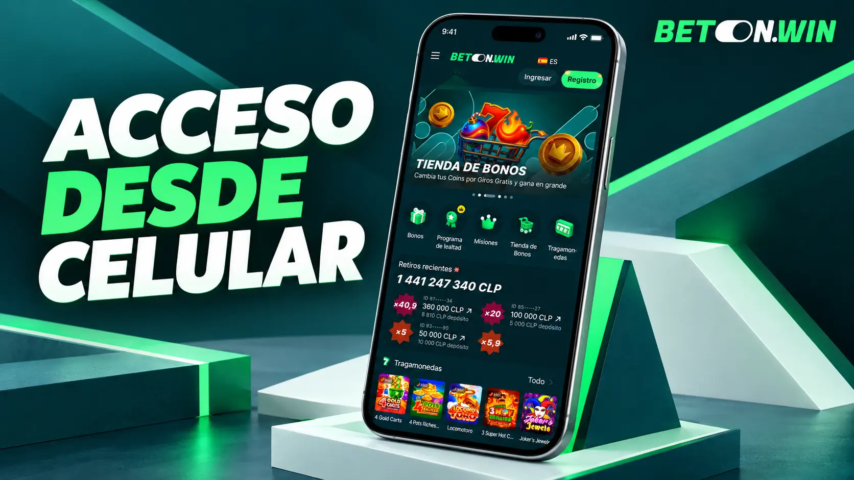 BetOnWin App y opciones para jugar desde el celular